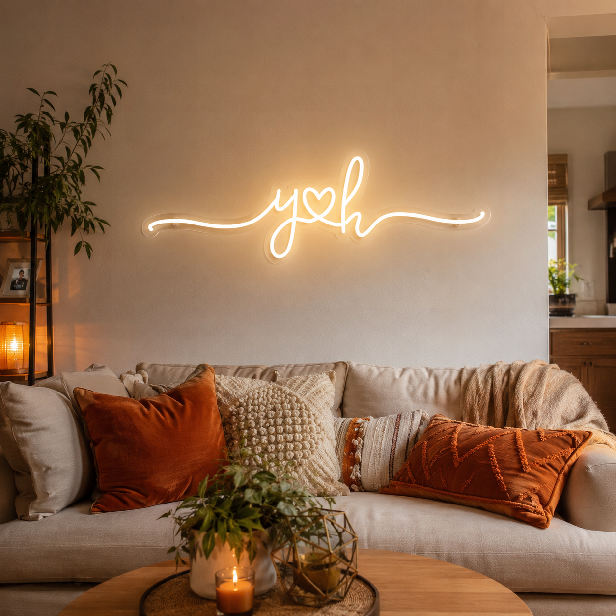 Yoh LED Neon Sign - 03 Real Lifestyle Scene