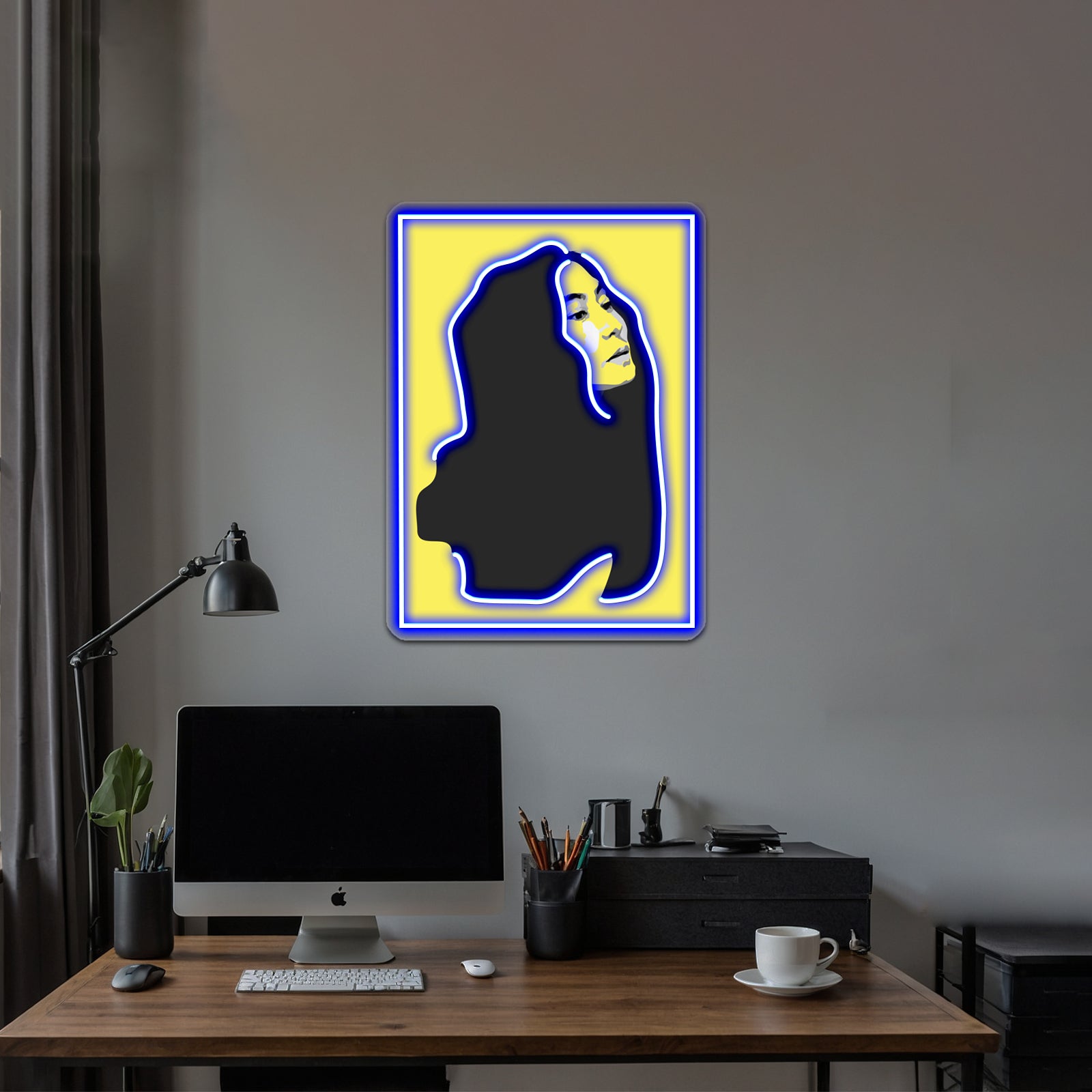 Yoko Ono Pop Style Artwork Led Neon Signs | Shineneon