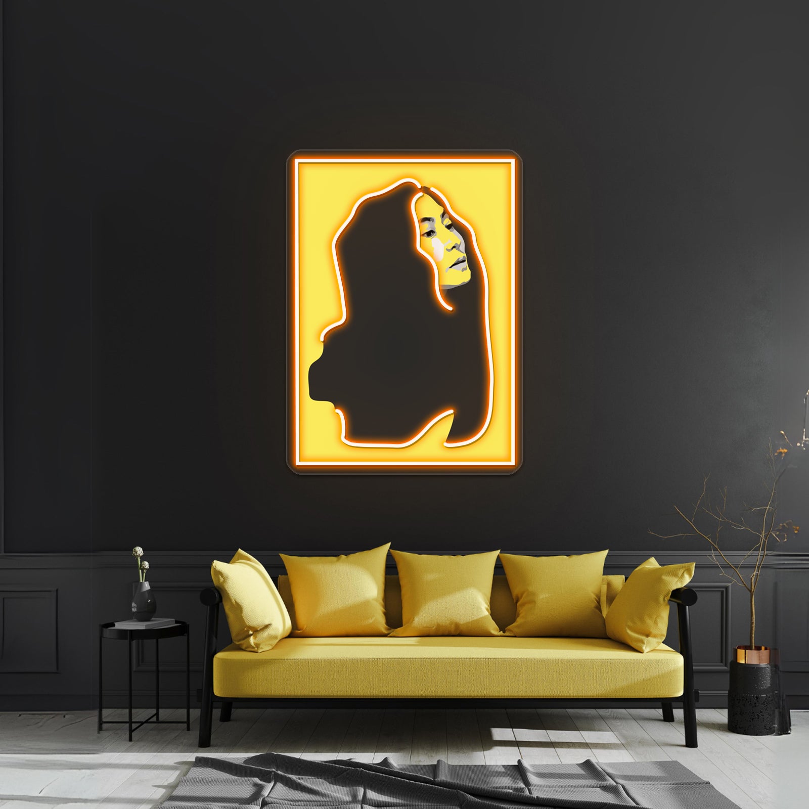 Yoko Ono Pop Style Artwork Led Neon Signs | Shineneon