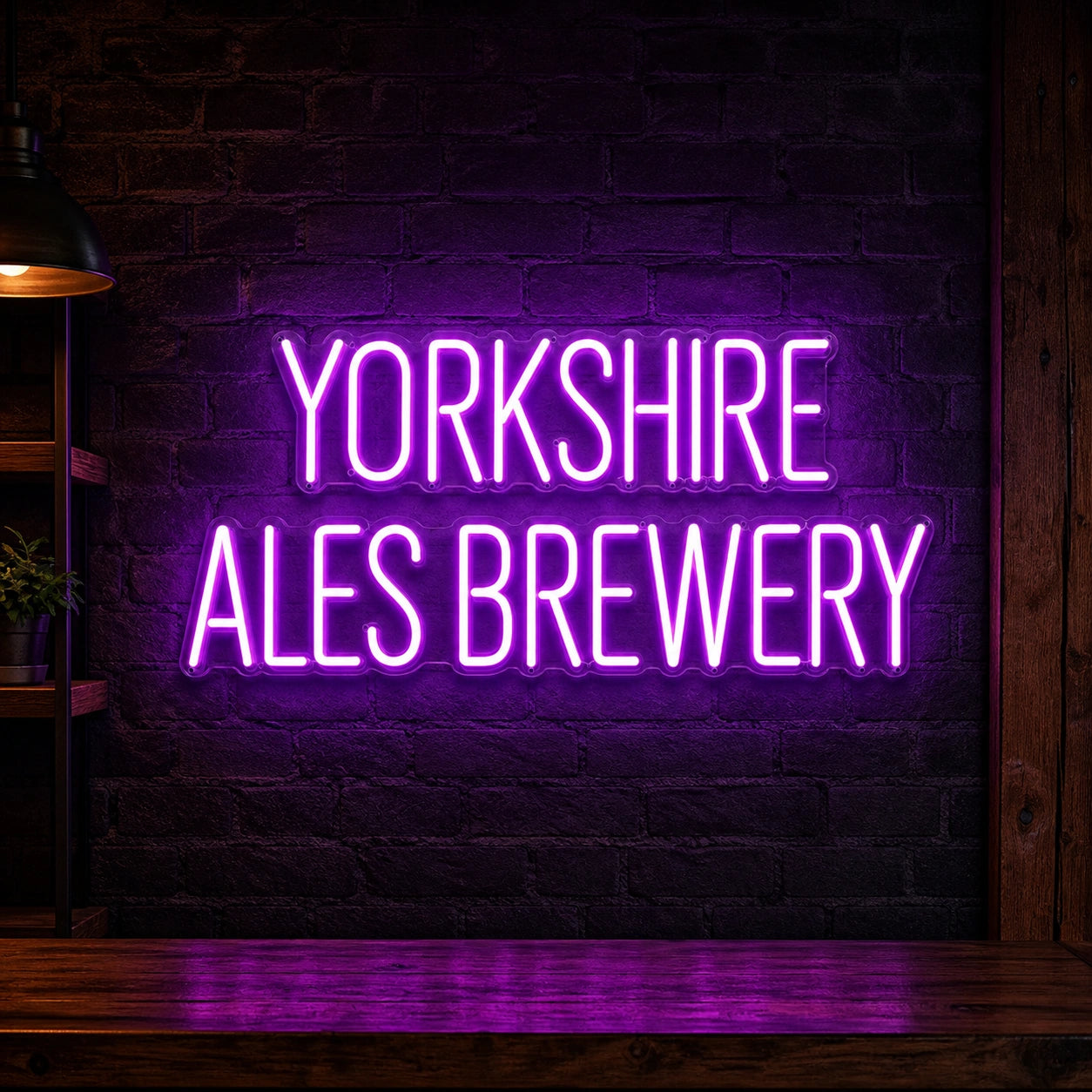 Yorkshire Ales Brewery LED Neon Sign high-converting product image