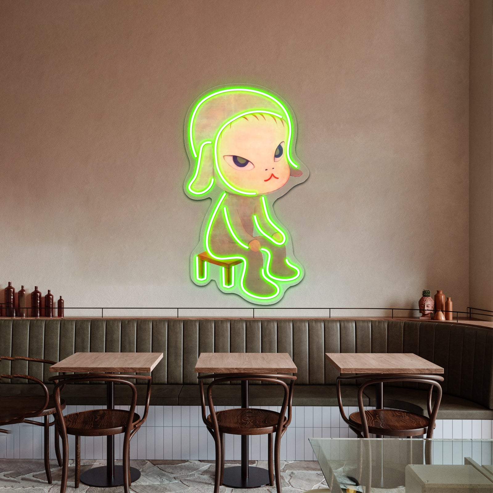 Yoshitomo Nara Pop Art Oshitomo Nara Artwork Led Neon Signs | Shineneon