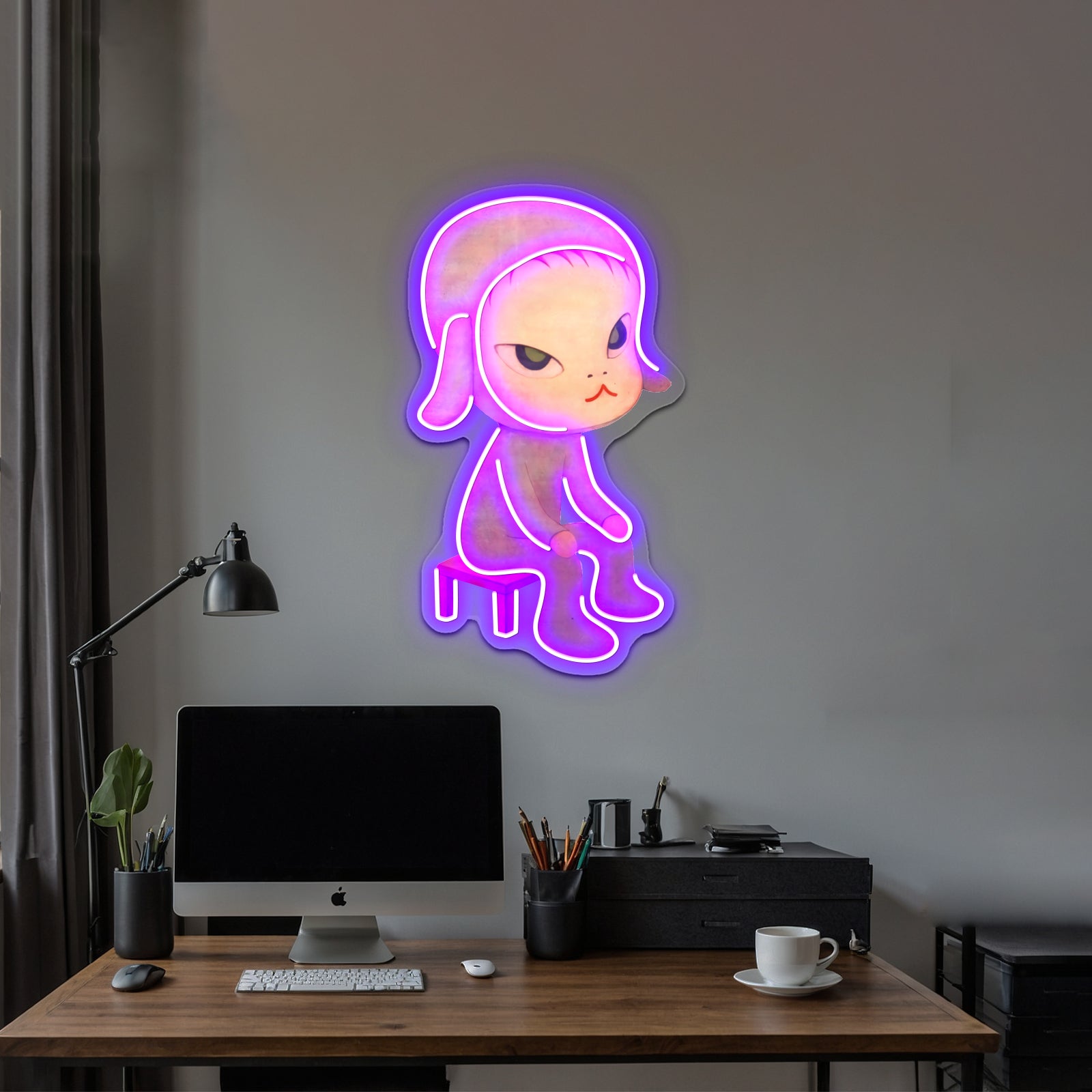 Yoshitomo Nara Pop Art Oshitomo Nara Artwork Led Neon Signs | Shineneon