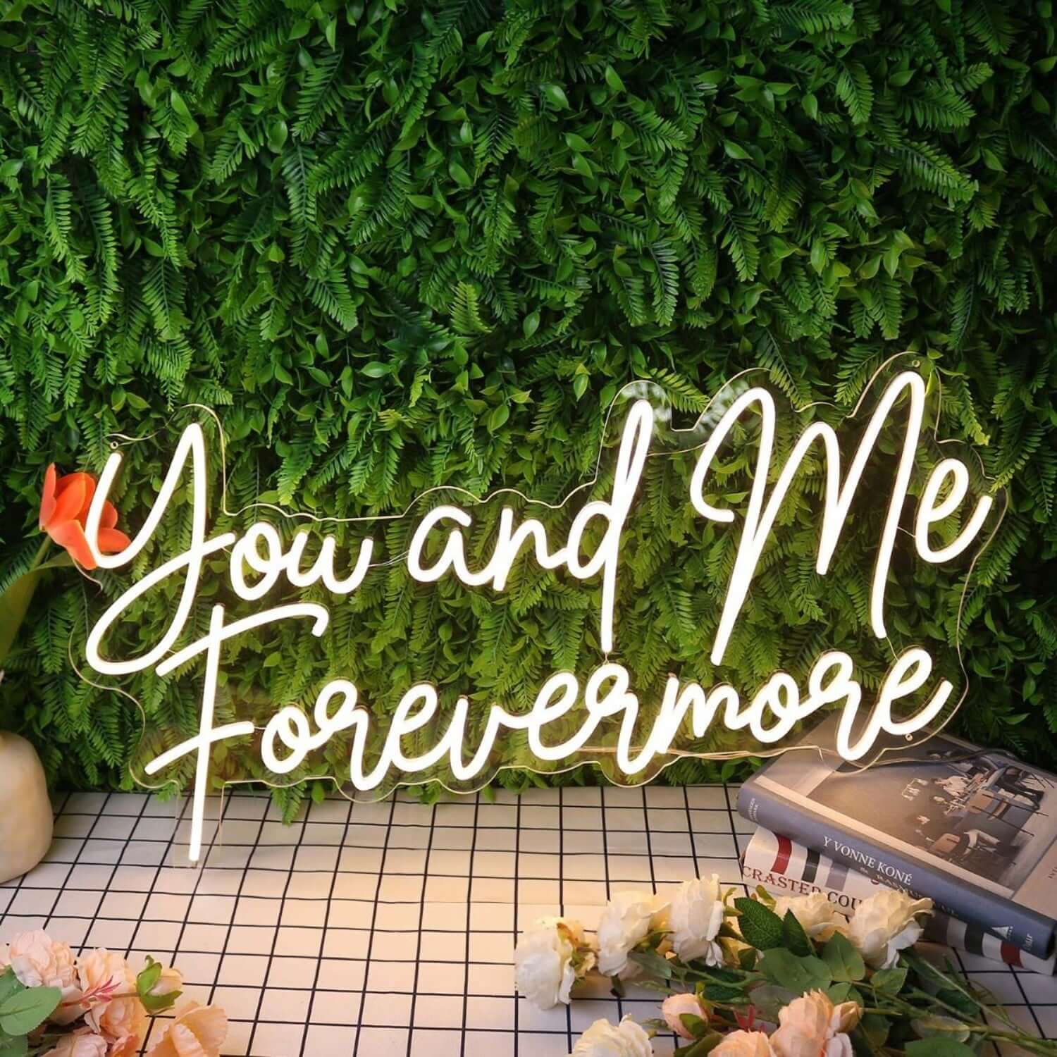 You And Me Forevermore Yellow Led Neon Sign For Romantic | Shineneon