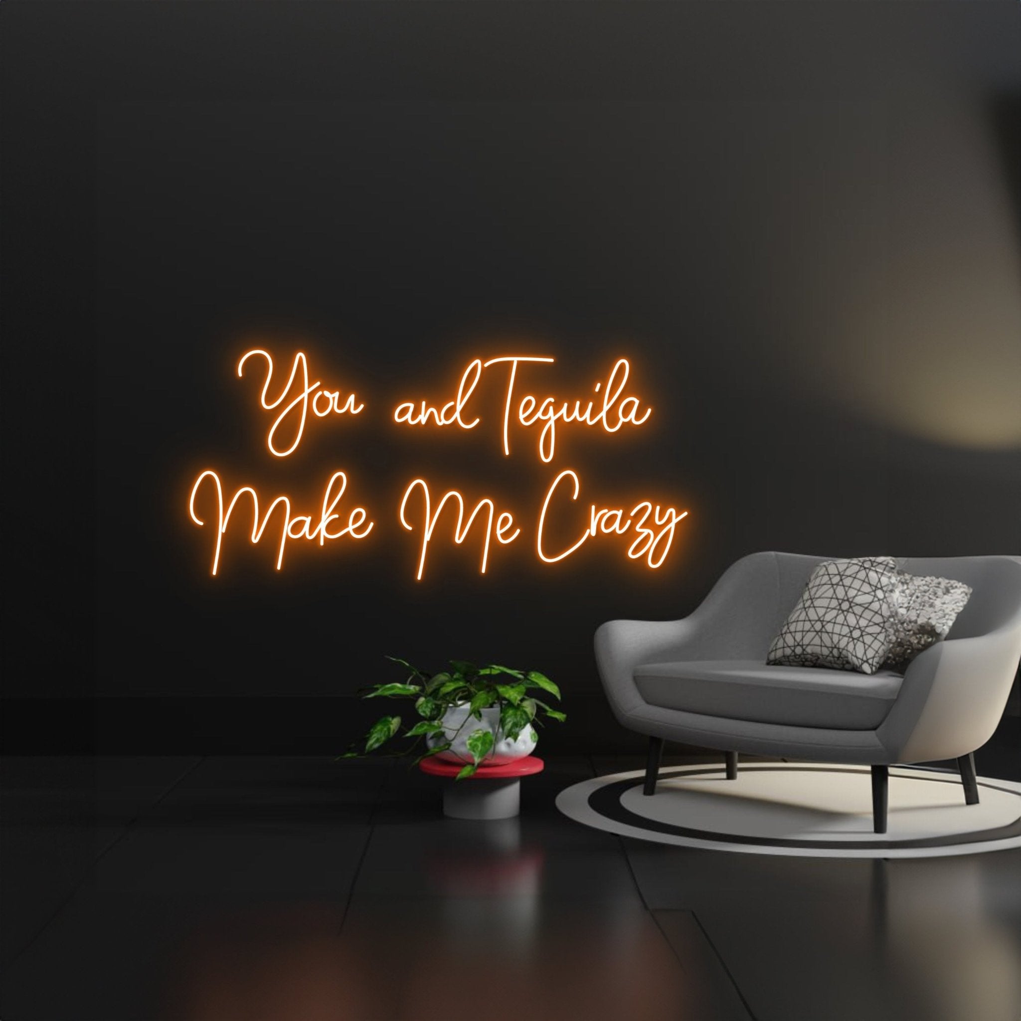 You And Tequila Make Me Crazy Neon Sign - Shineneon