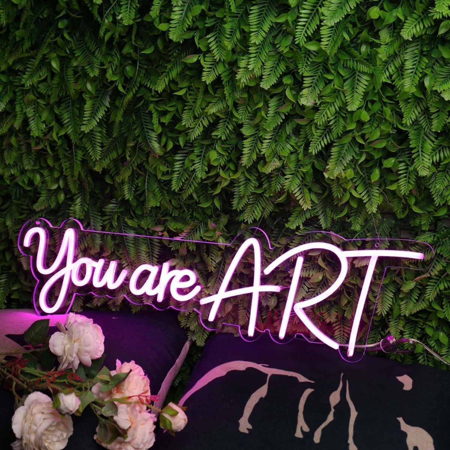 You Are Art Purple Led Neon Sign - Shineneon