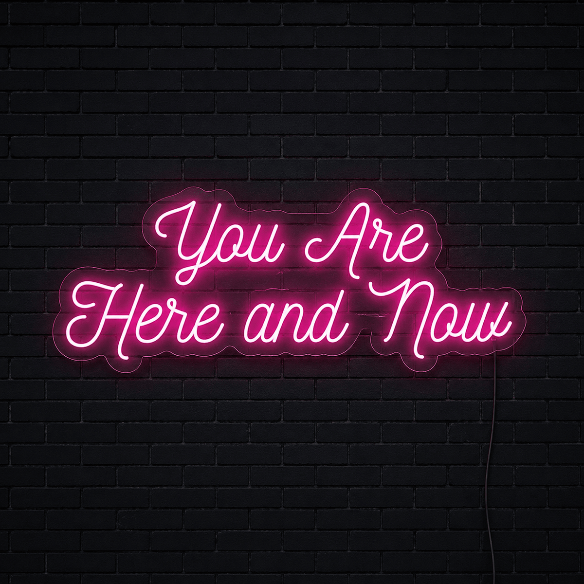 You Are Here And Now LED Neon Sign - Shineneon