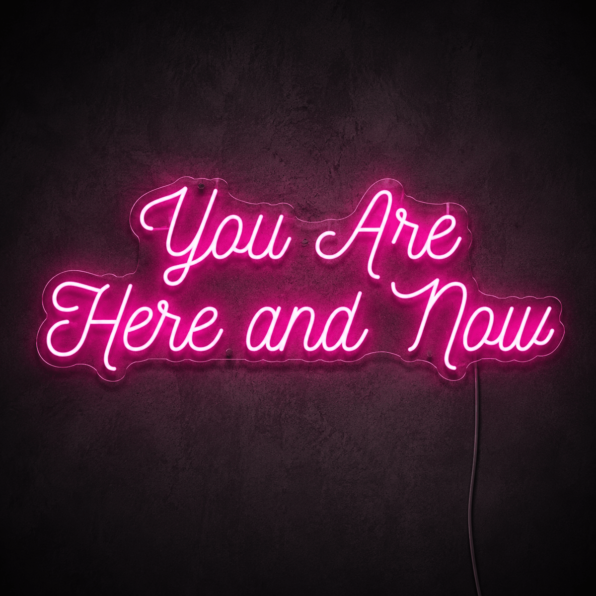 You Are Here And Now LED Neon Sign - Shineneon