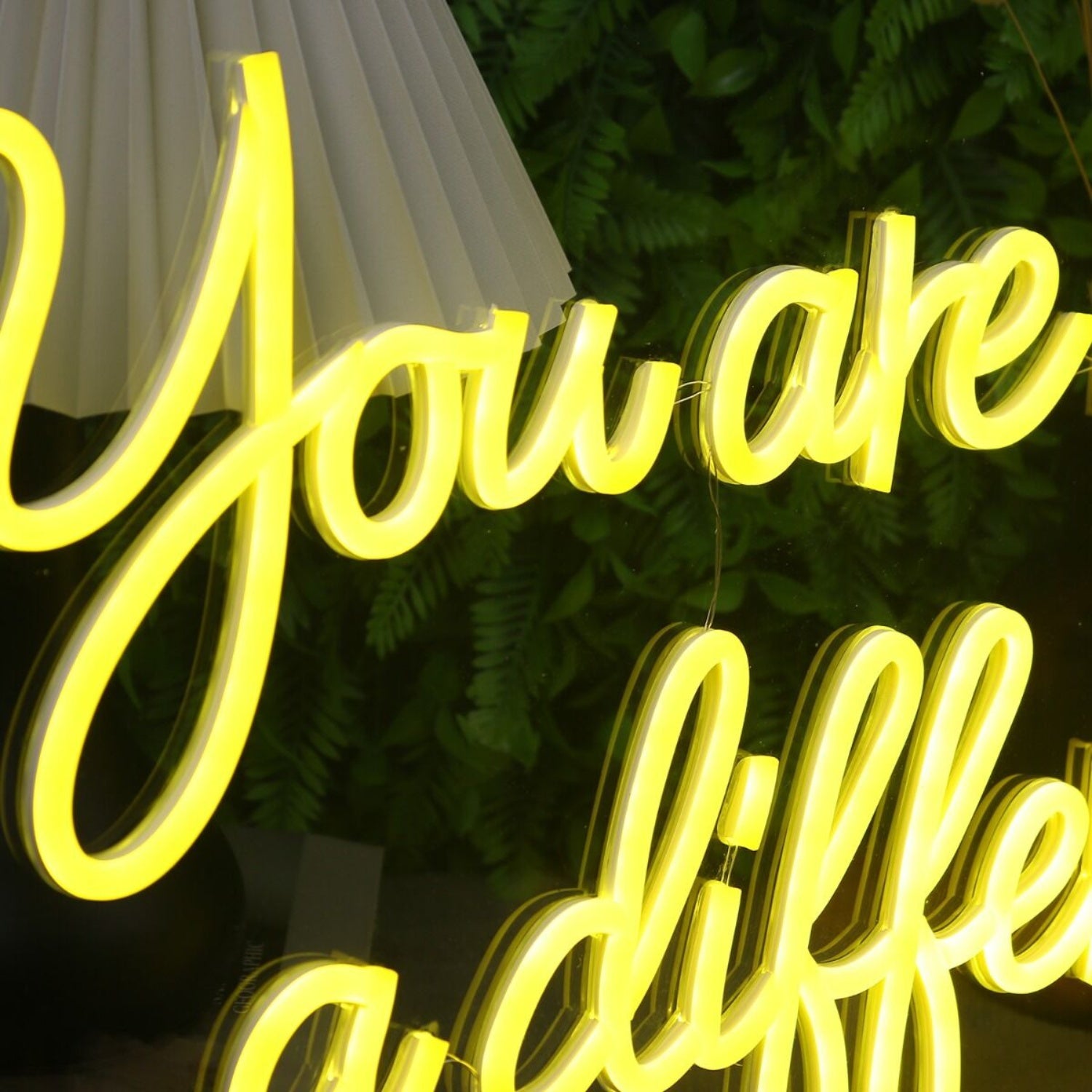 You Are Making A Difference Yellow Led Neon Sign | Shineneon