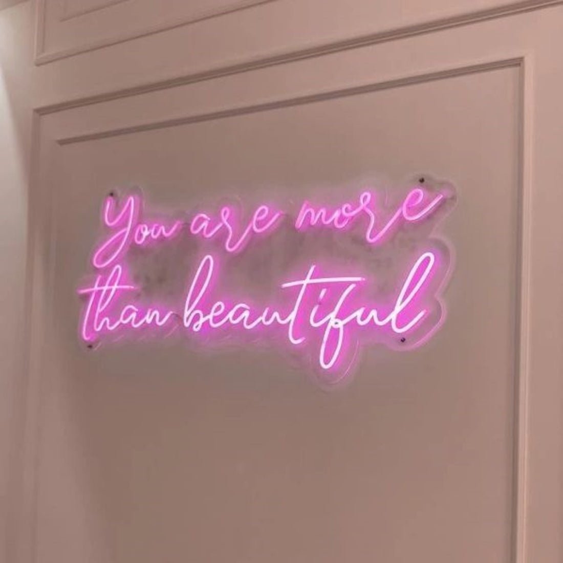 You Are More Than Beautiful Led Sign Business Neon Sign - Shineneon