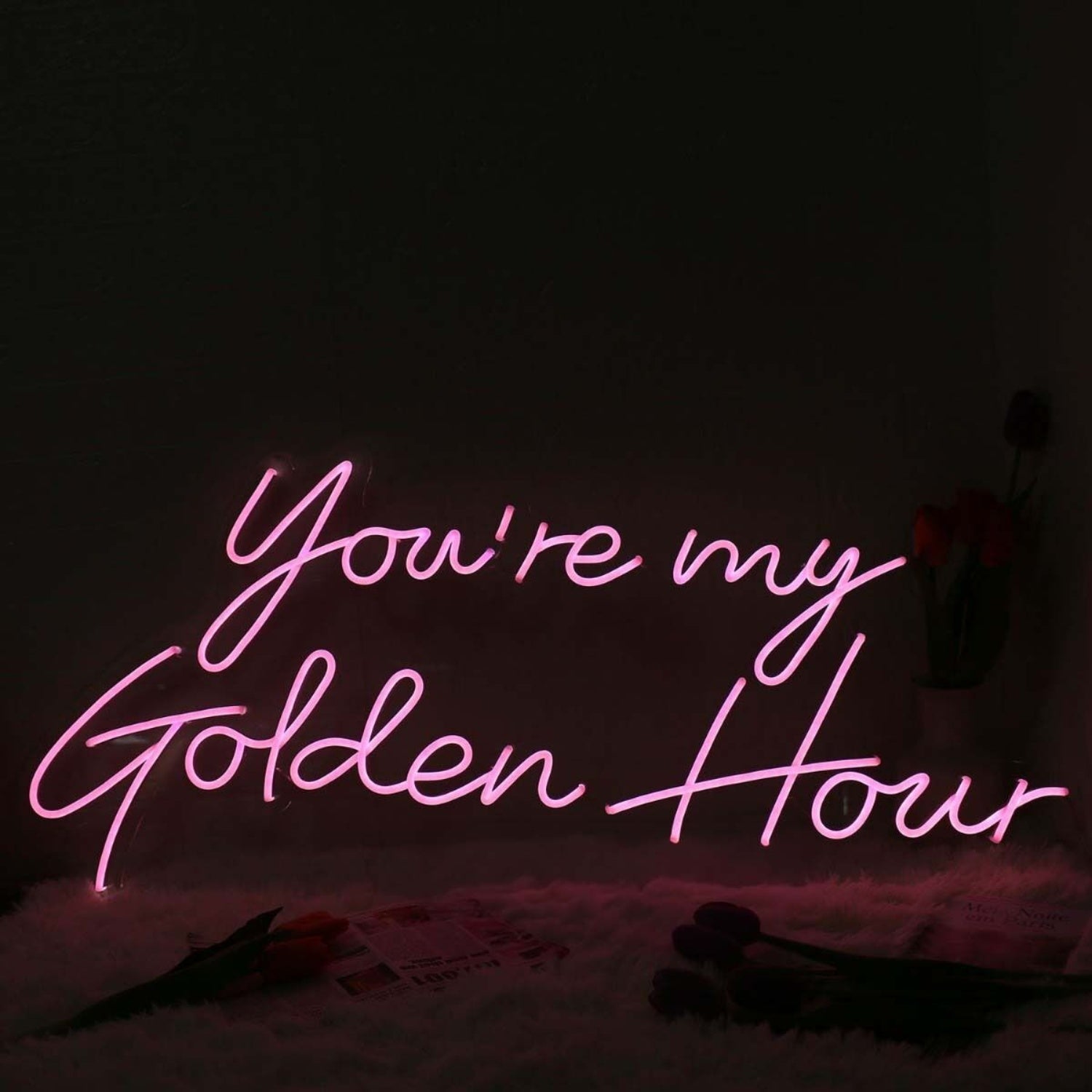 You Are My Golden Hour Pink Neon Sign | Shineneon