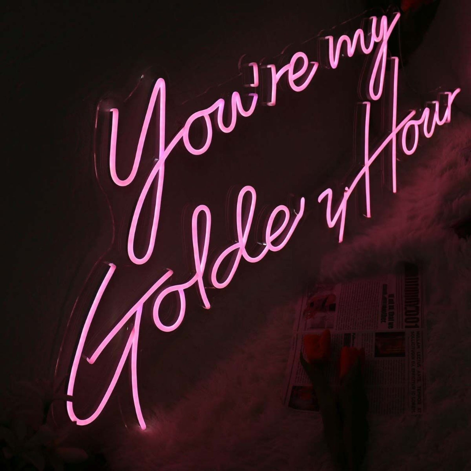 You Are My Golden Hour Pink Neon Sign | Shineneon