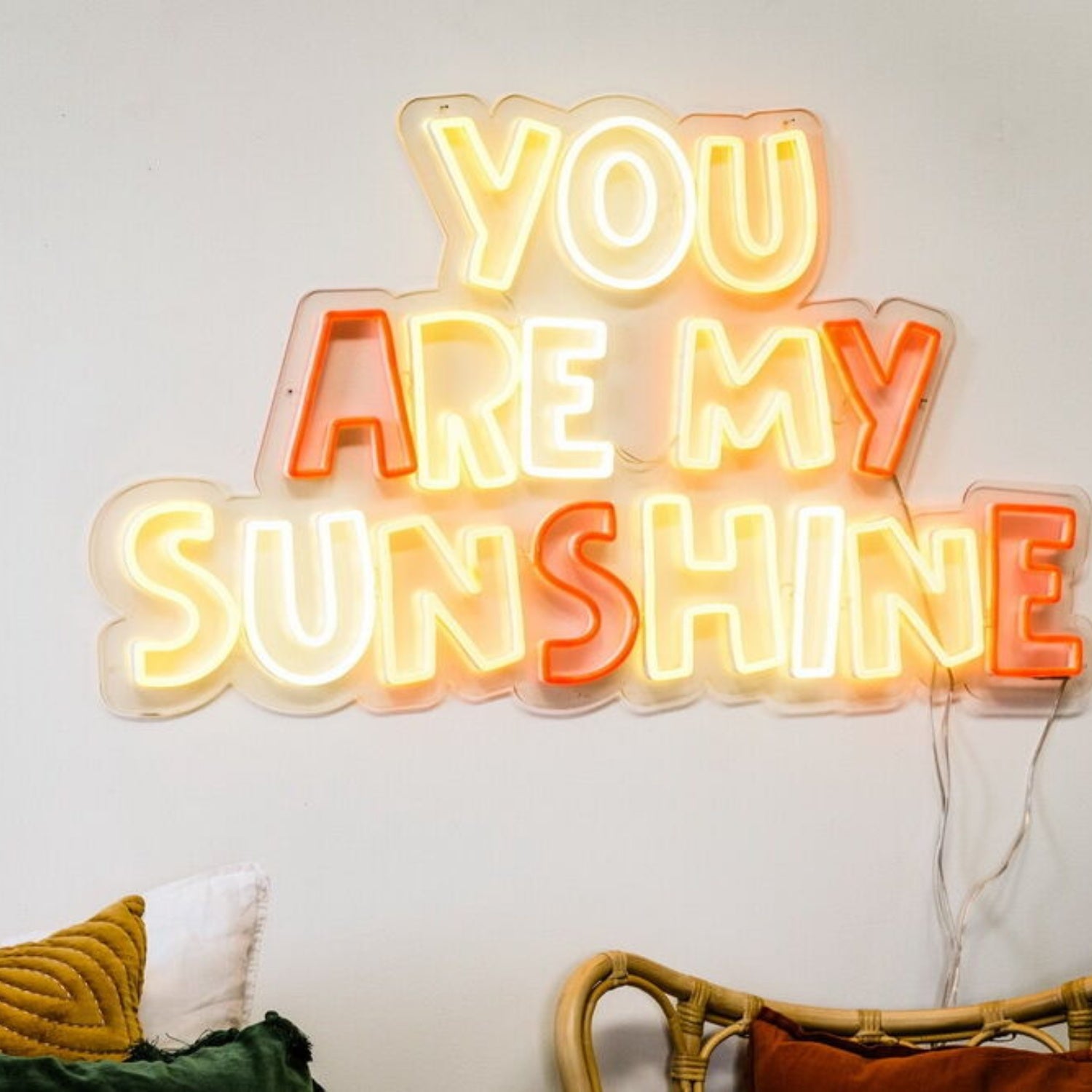 You Are My Sunshine Neon Sign For Positive And Loving Spaces | Shineneon