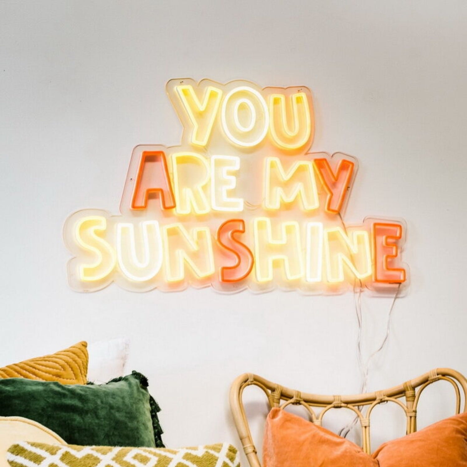 You Are My Sunshine Neon Sign For Positive And Loving Spaces | Shineneon