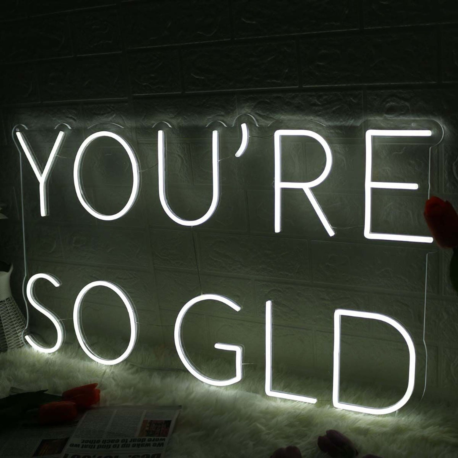 You Are So Gld White Led Neon Sign - Shineneon