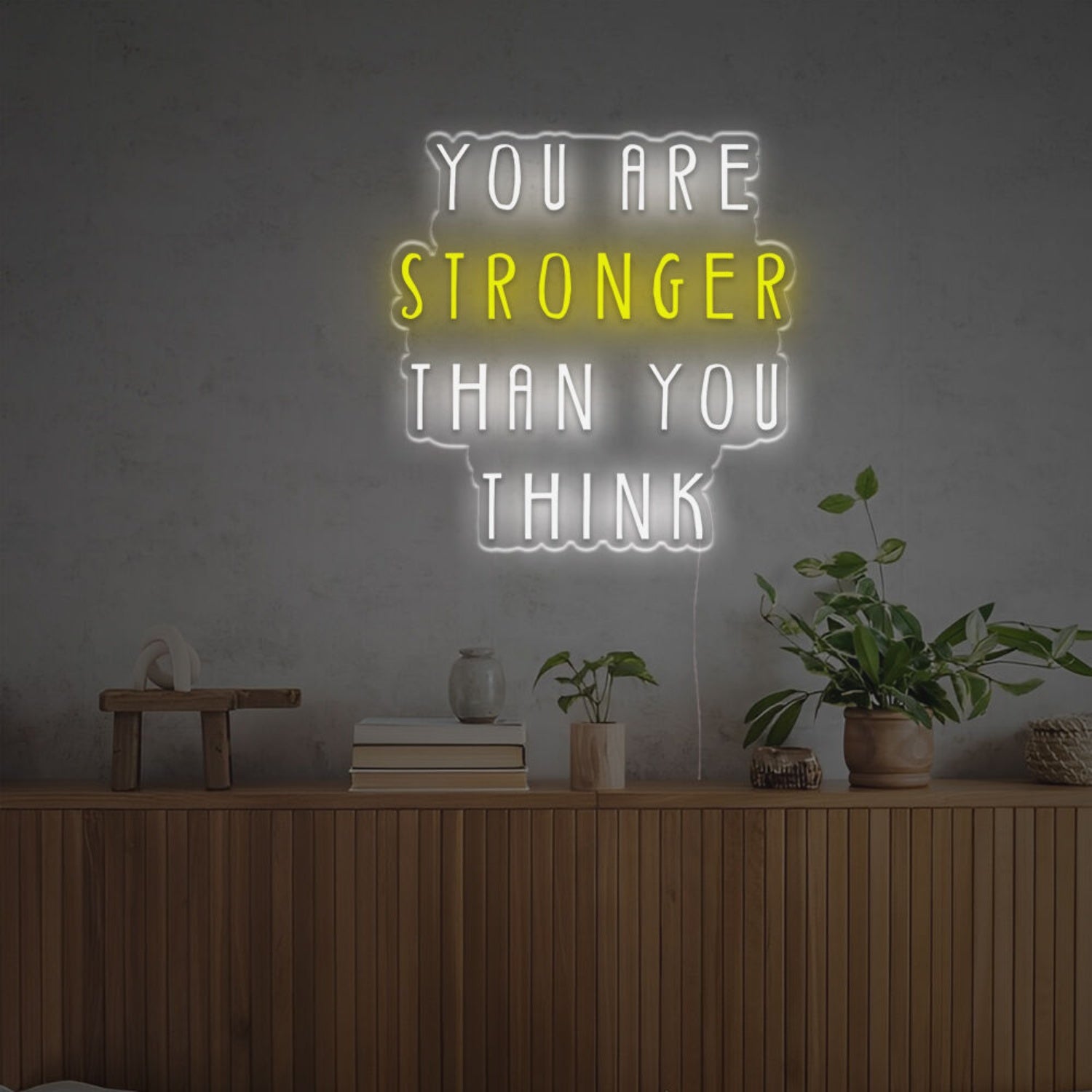 You Are Stronger Than You Think Led Neon Sign | Shineneon