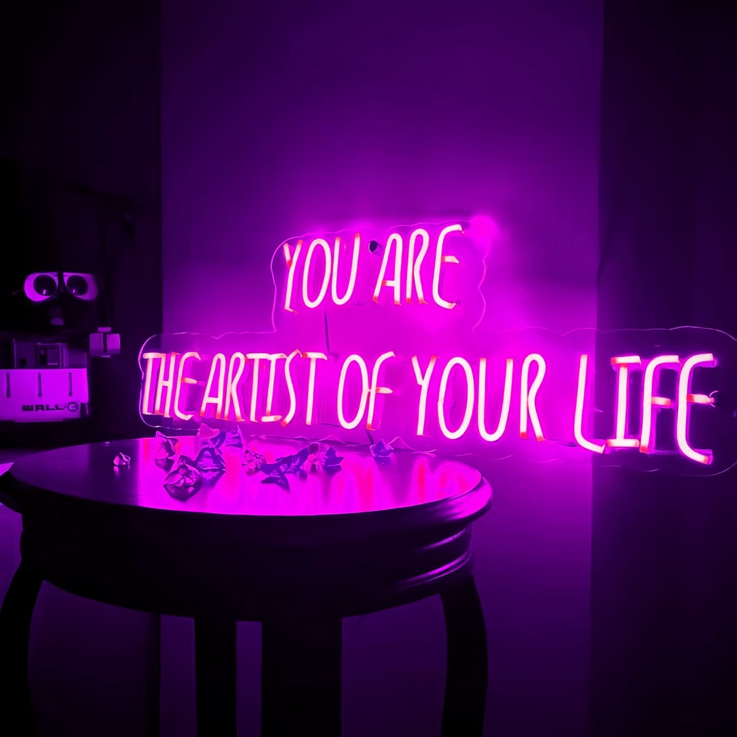 You Are The Artist Of Your Life Paint Your Journey With Neon Shine | Shineneon