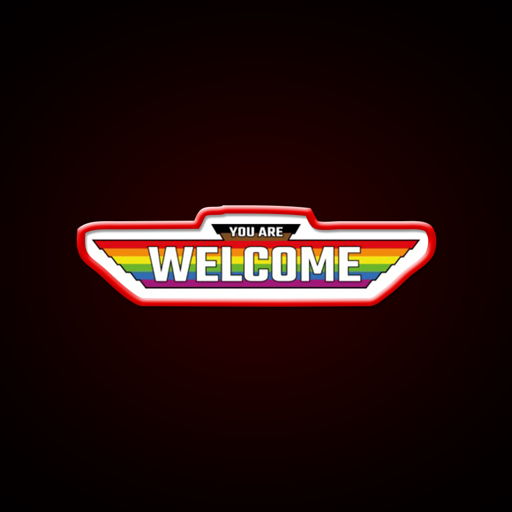 You Are Welcome To The Grim Darkness Welcome Led Neon Sign Open Sign Rgb Color - Shineneon