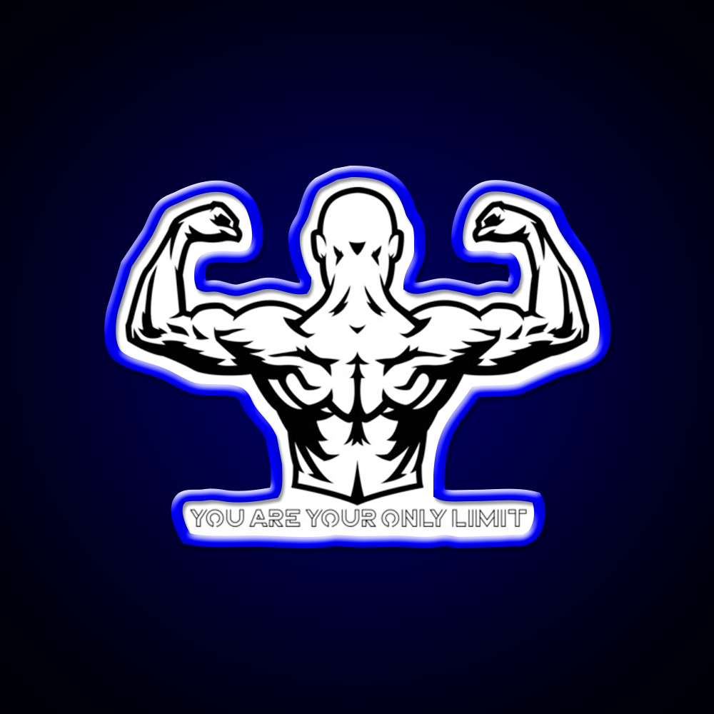 You Are Your Only Limit Exercise Sign Sign Gym Fitness Led Neon Sign Rgb Color - LED neon sign view 5