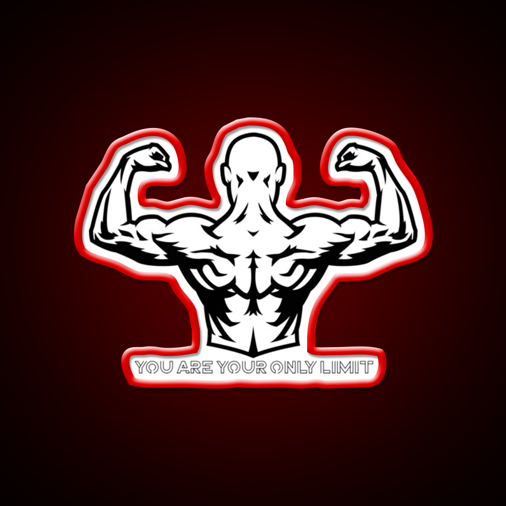 You Are Your Only Limit Exercise Sign Sign Gym Fitness Led Neon Sign Rgb Color - LED neon sign view 10
