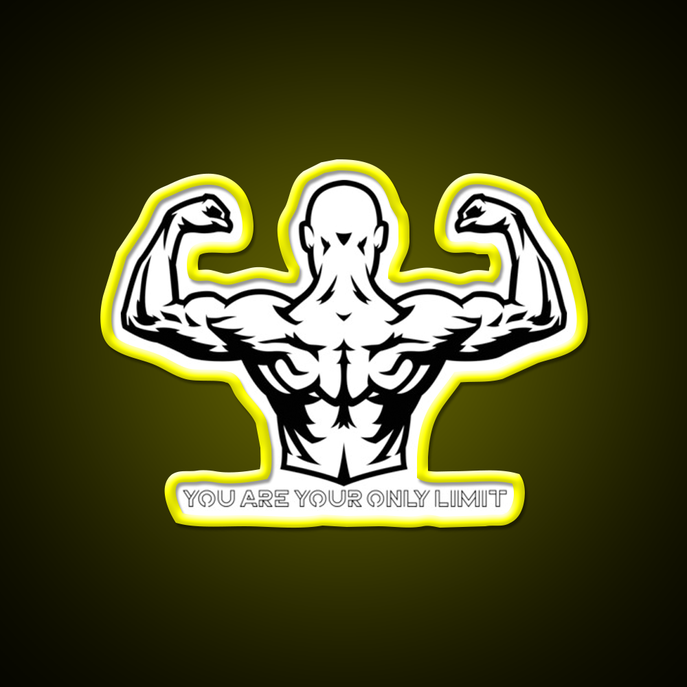 You Are Your Only Limit Exercise Sign Sign Gym Fitness Led Neon Sign Rgb Color - LED neon sign view 7