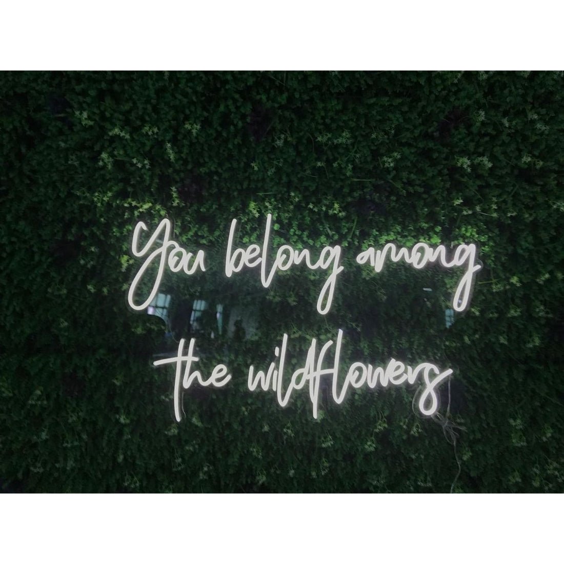 You Belong Among The Wildflowers Led Sign Business Neon Signs - Shineneon