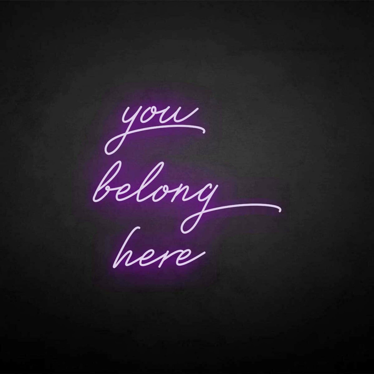 You Belong Here Neon Sign | Shineneon