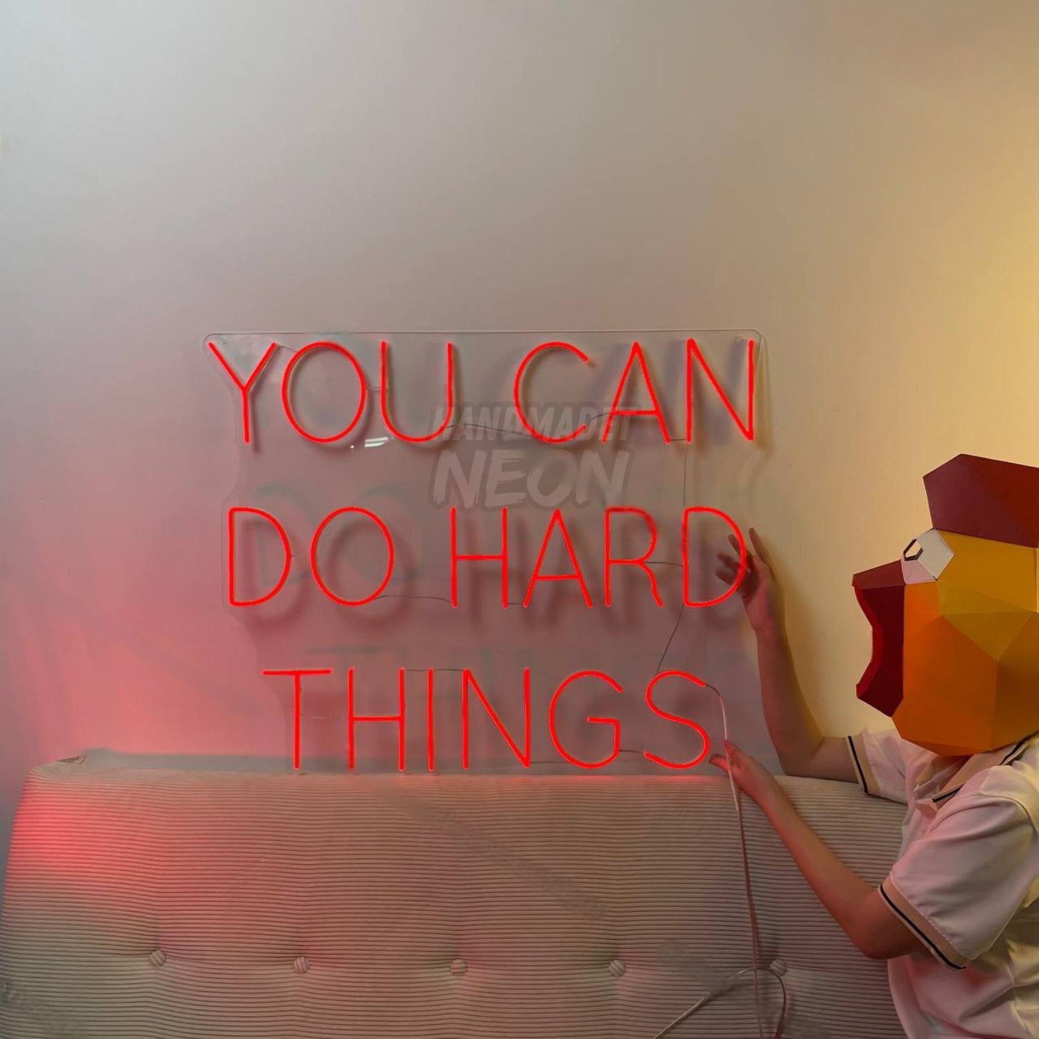 You Can Do Hard Things Led Neon Sign Led Neon Sign For Room | Shineneon