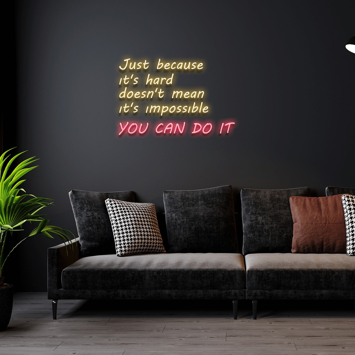 You Can Do It Led Neon Signs Wall Art Custom Neon Light | Shineneon