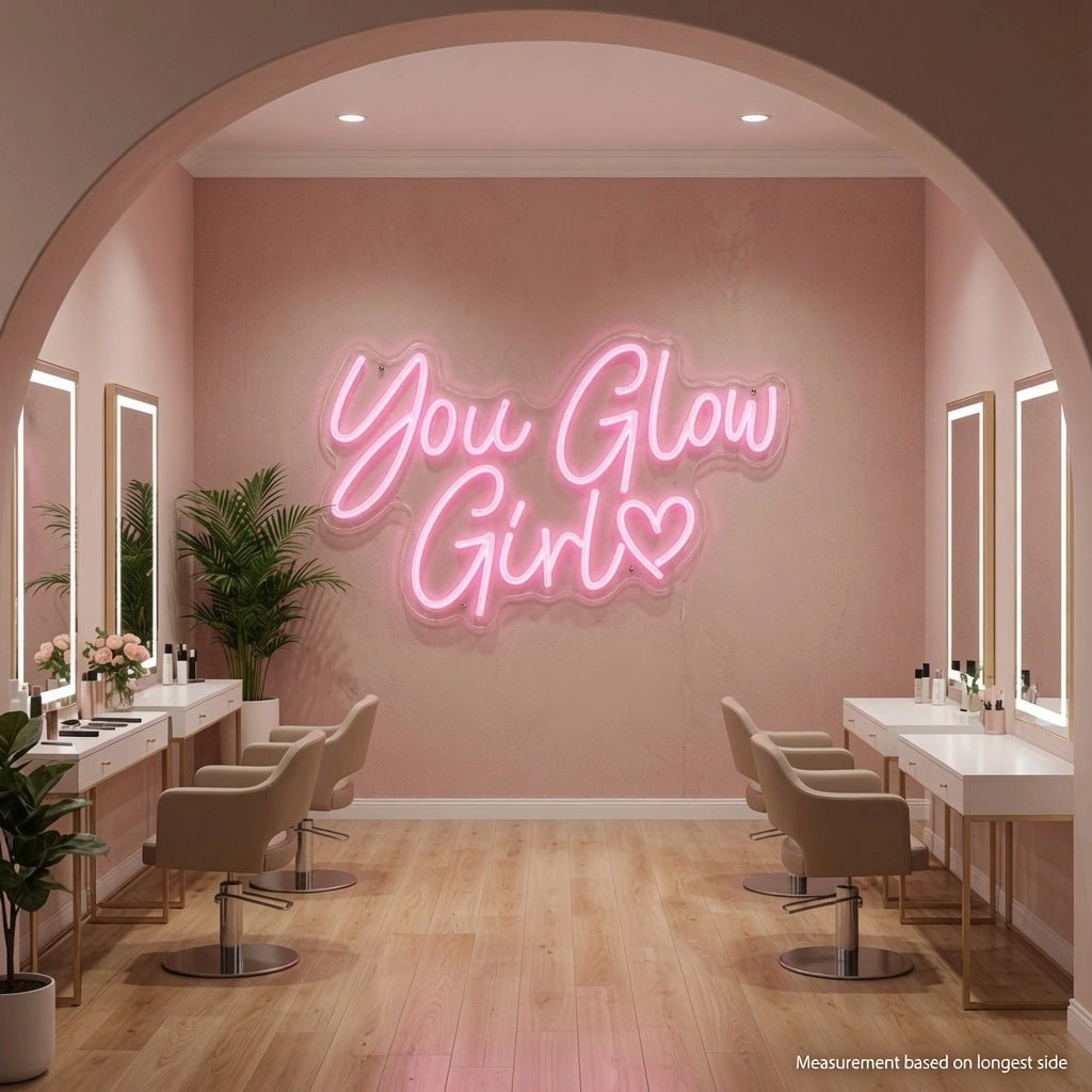You Glow Girl LED Neon Sign Wall Neon Sign - Shineneon