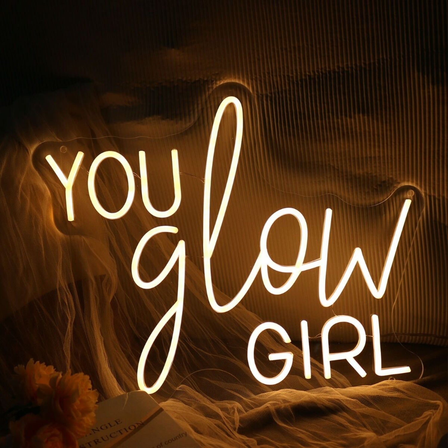 You Glow Girl Yellow Neon Led Sign - Shineneon