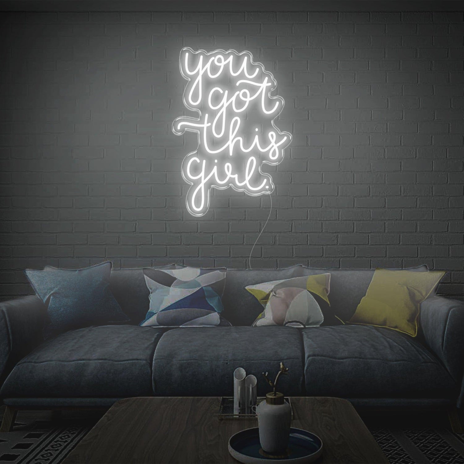 You Got This Girl White Script Led Neon Sign For Home Decor Wall Art | Shineneon