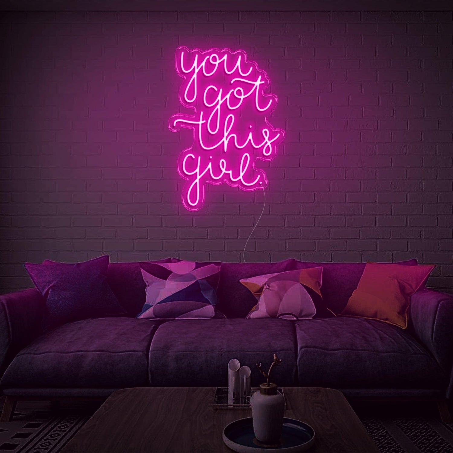You Got This Girl White Script Led Neon Sign For Home Decor Wall Art | Shineneon