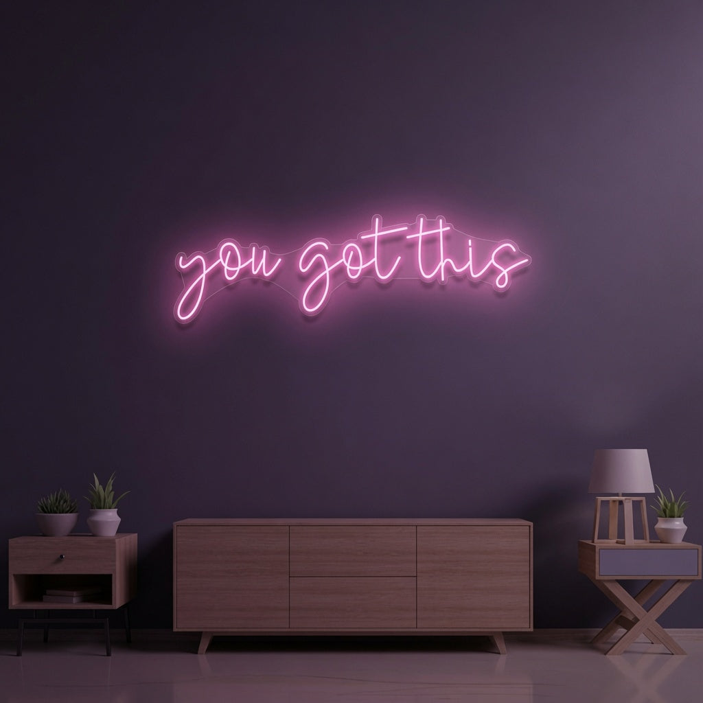 You Got This LED Neon Sign Bedroom Decor - 02 High-Converting Product Image