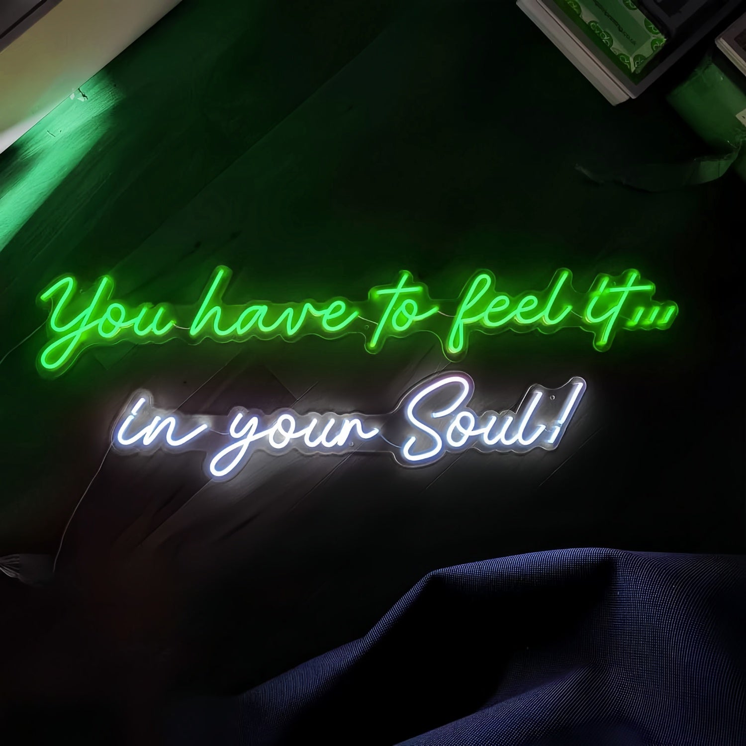 You Have To Feel It In Your Soul Illuminate Your Spirit With Neon Light | Shineneon