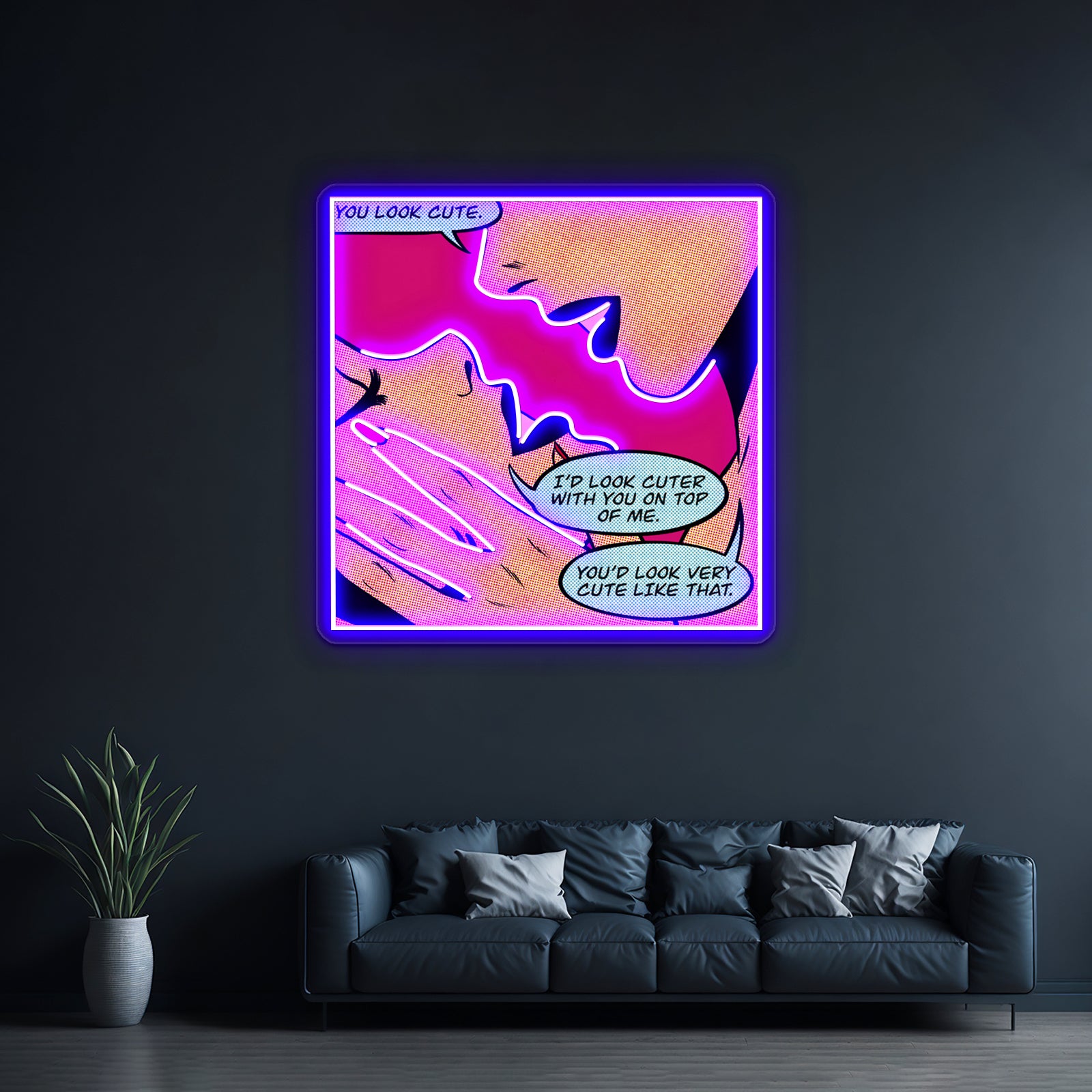 You Look Cute Artwork Led Neon Signs | Shineneon