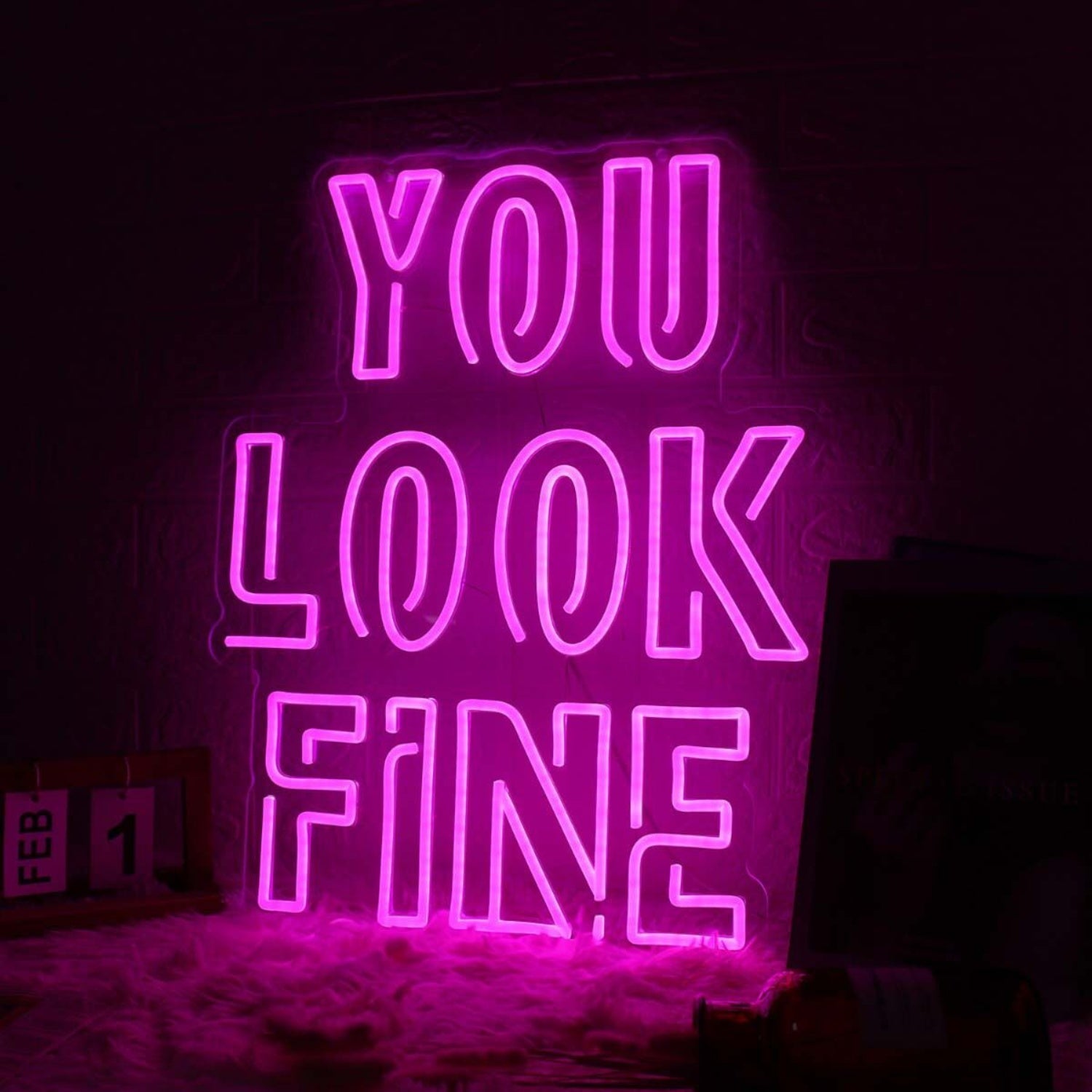You Look Fine Pink Custom Led Neon Sign | Shineneon