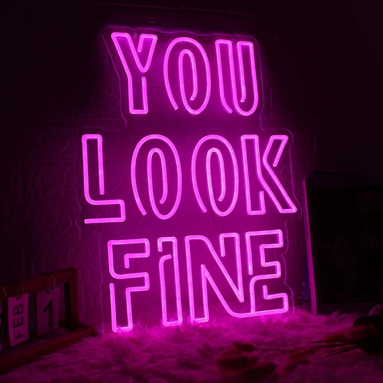 You Look Fine Pink Custom Led Neon Sign | Shineneon