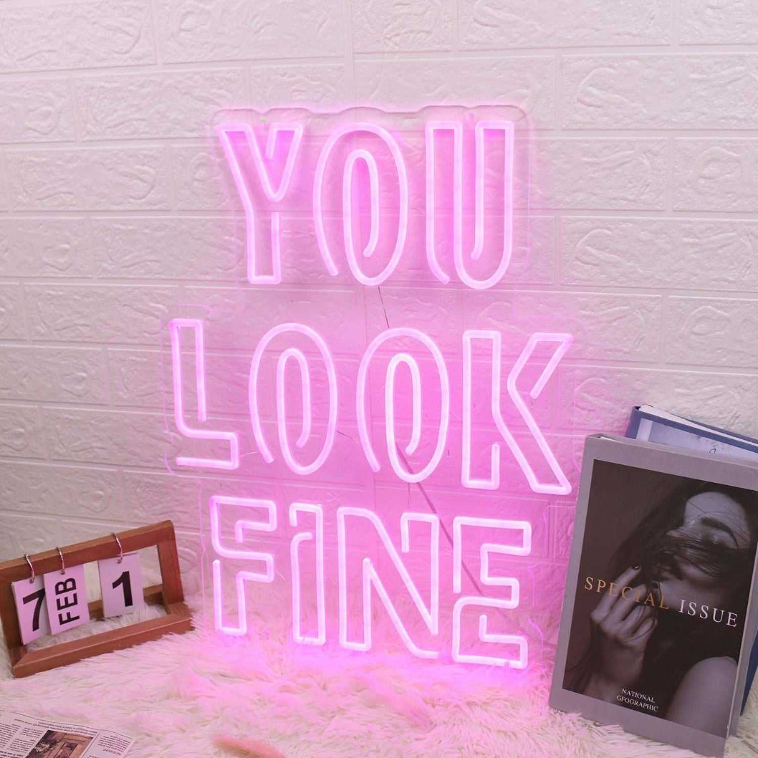 You Look Fine Pink Custom Led Neon Sign | Shineneon