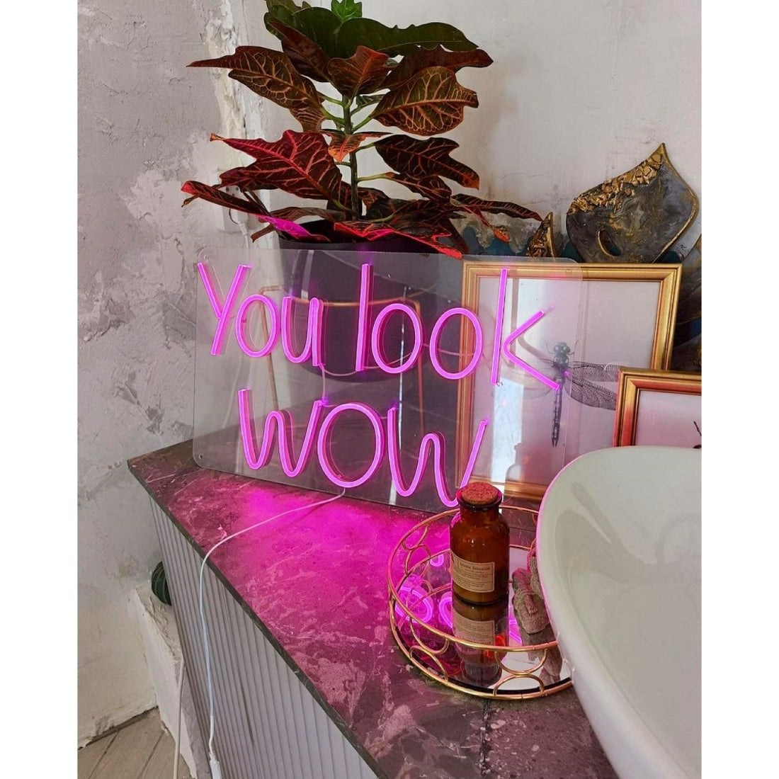 You Look Wow Led Sign Business Neon Sign