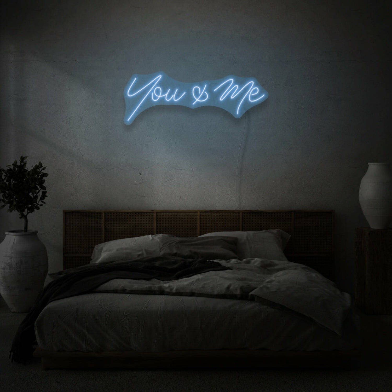 You Me Cursive Neon Lettering Intimate Connection And Affection | Shineneon