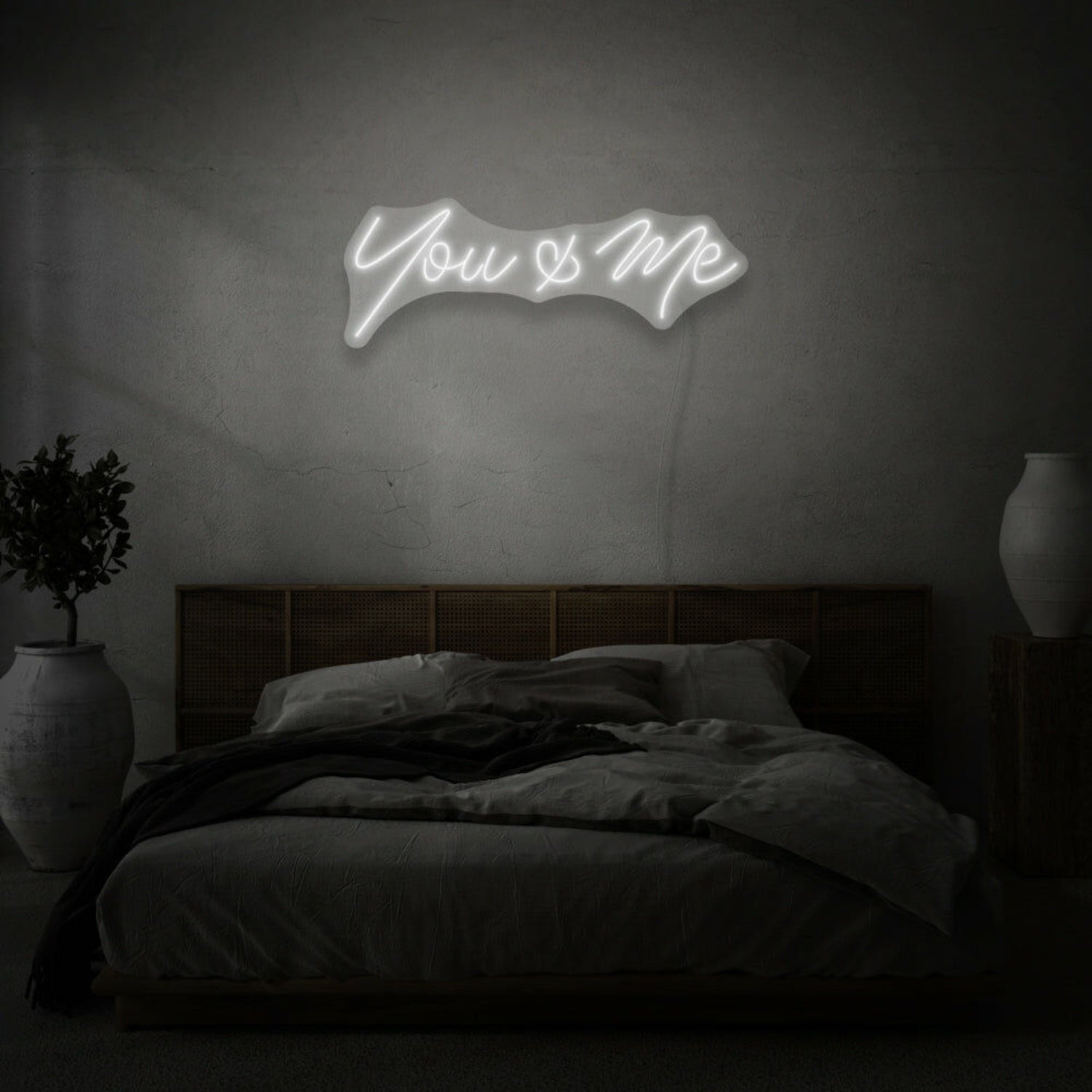 You Me Cursive Neon Lettering Intimate Connection And Affection | Shineneon