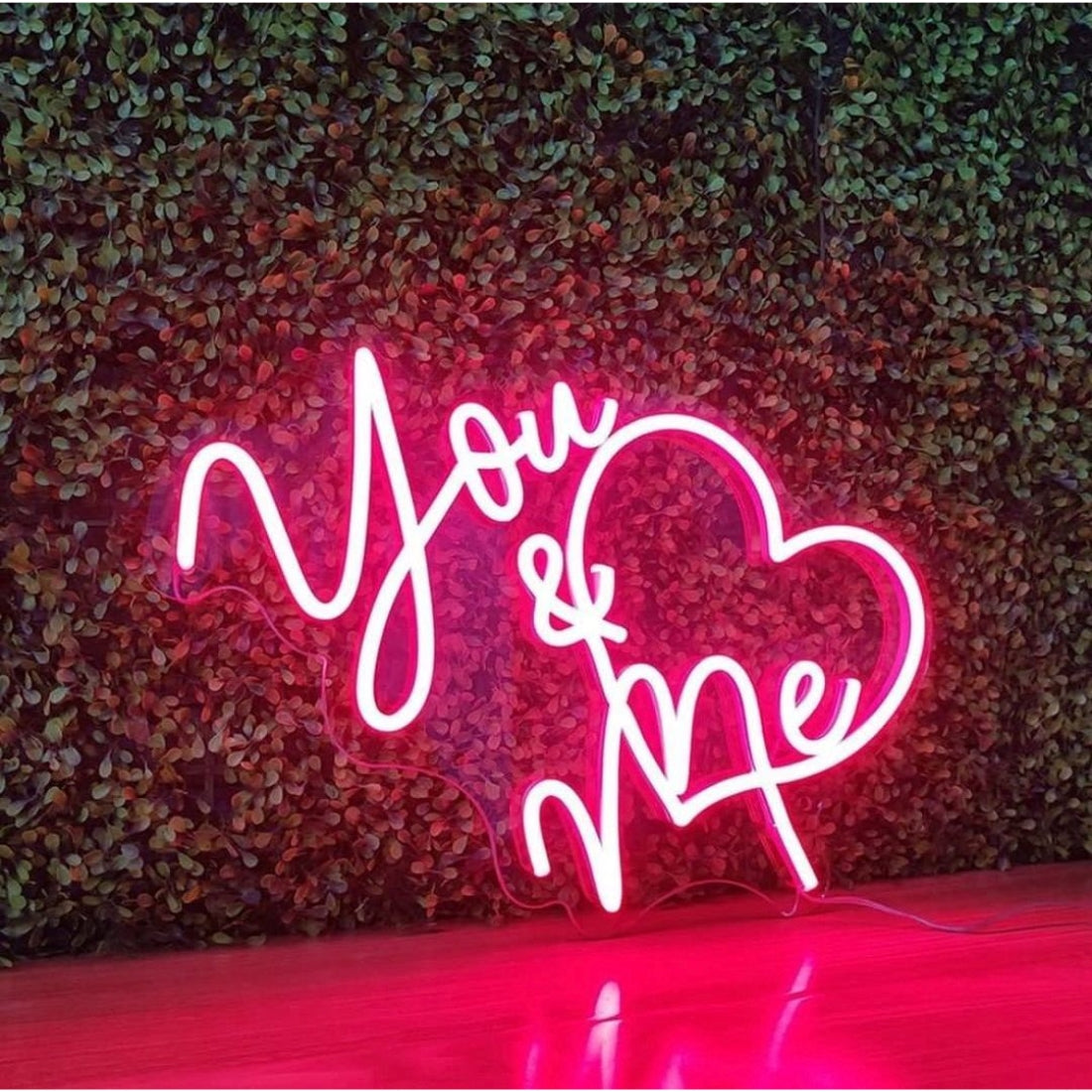 You Me Heart Led Sign Business Neon Sign