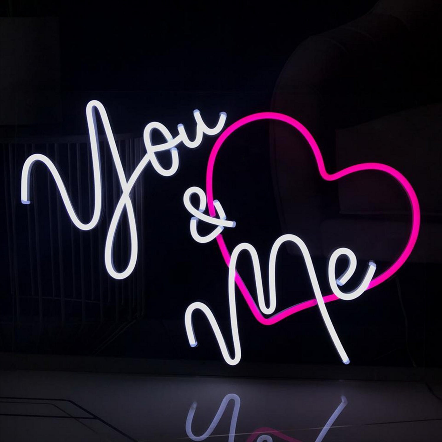 You Me With Heart Neon Sign | Shineneon