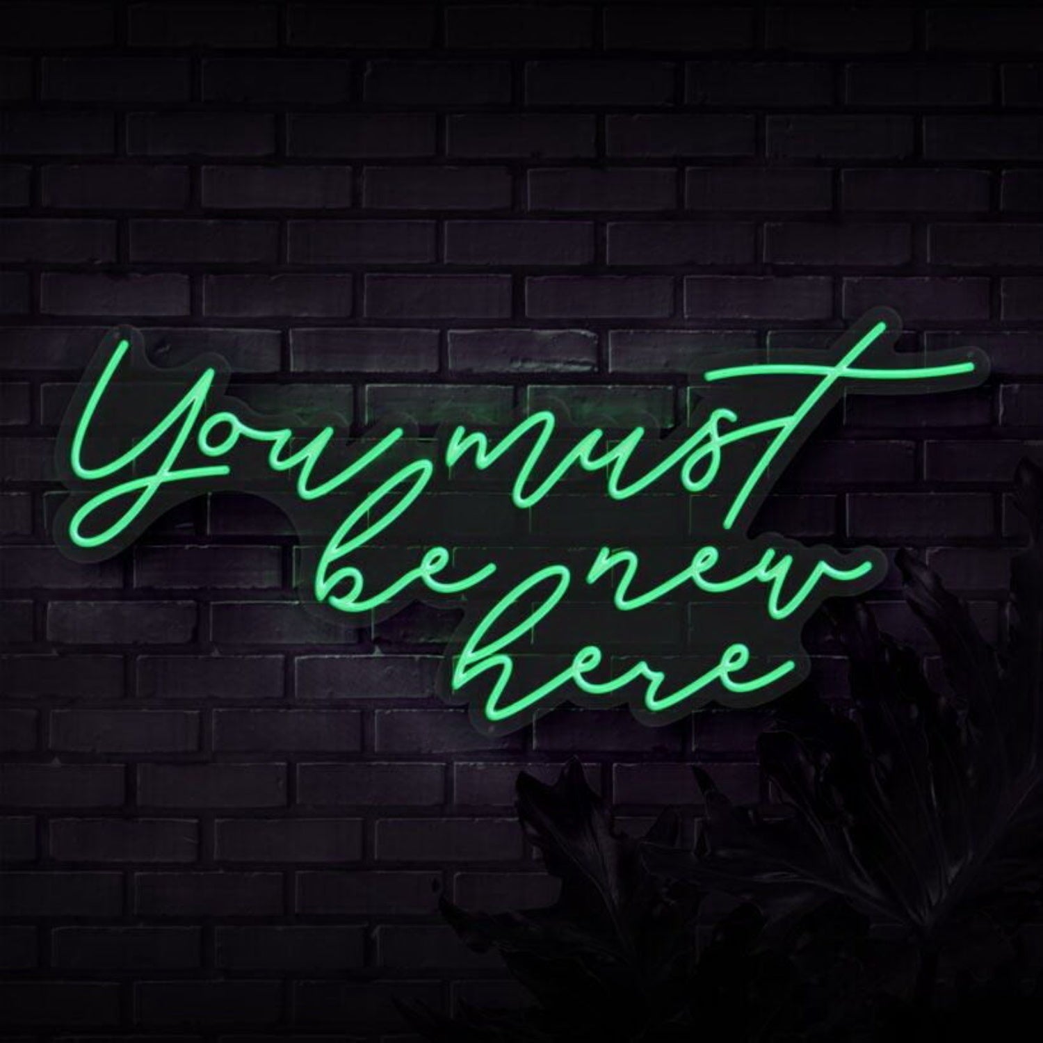 You Must Be New Here Led Neon Sign - Shineneon