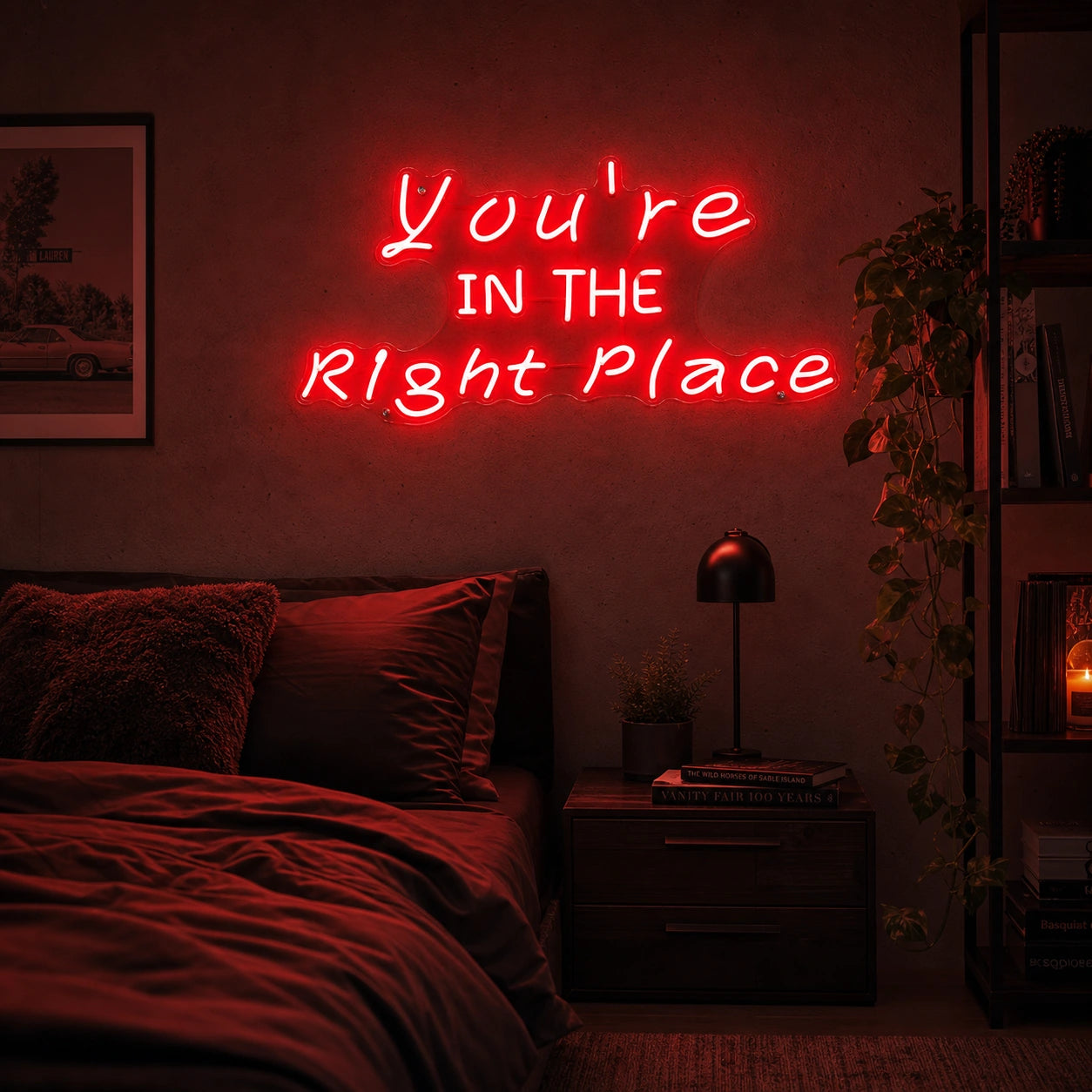 You Re Bedroom Decor LED Neon Sign real lifestyle scene