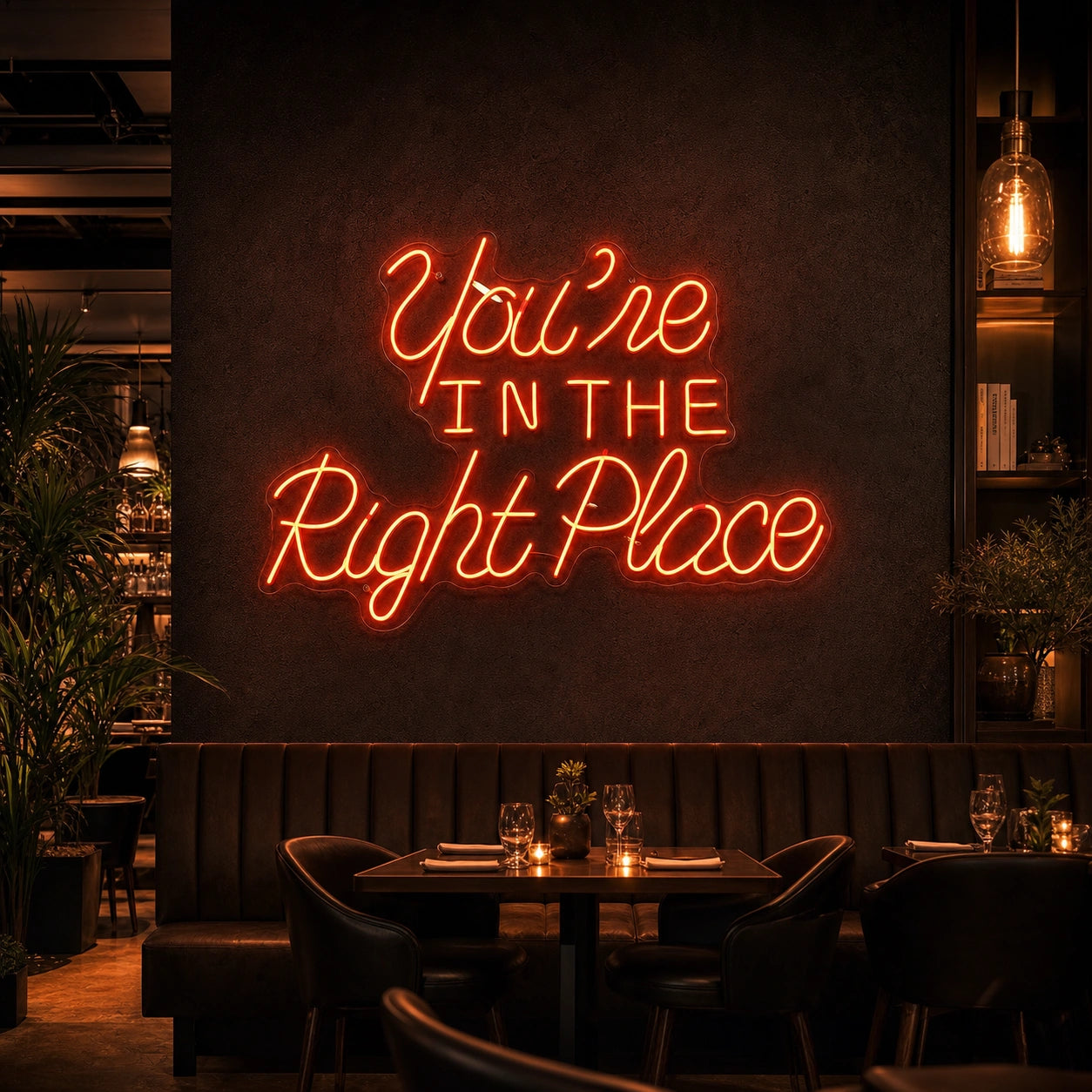 You Re Business Wall Art LED Neon Sign high-converting product image