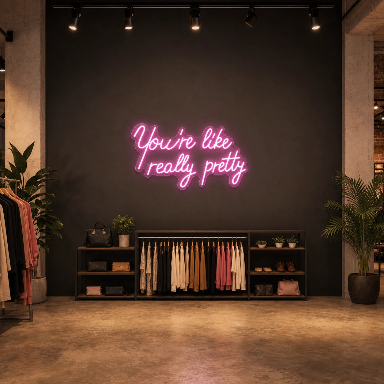 You Re Like Really Pretty LED Neon Sign size image