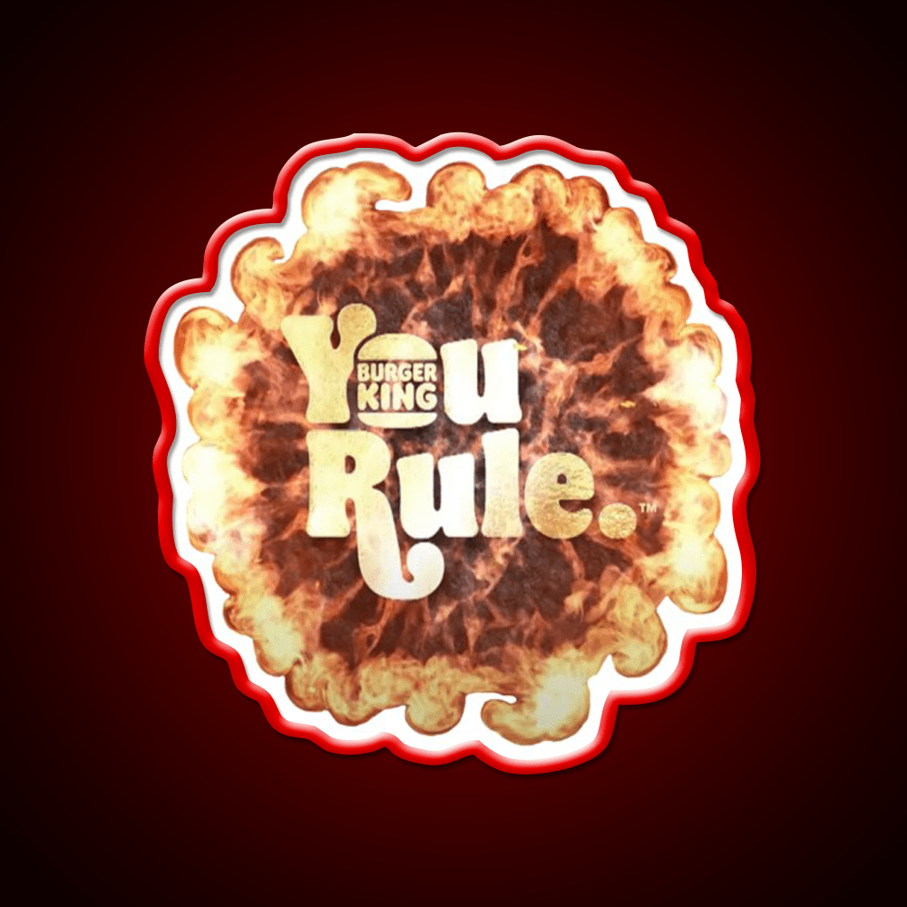 You Rule Fast Food Led Neon Sign For Burger Place Rgb Color - Shineneon