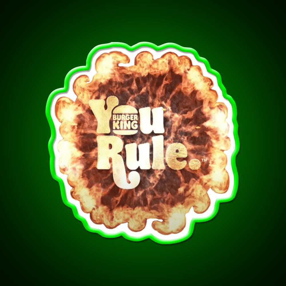 You Rule Fast Food Led Neon Sign For Burger Place Rgb Color - Shineneon