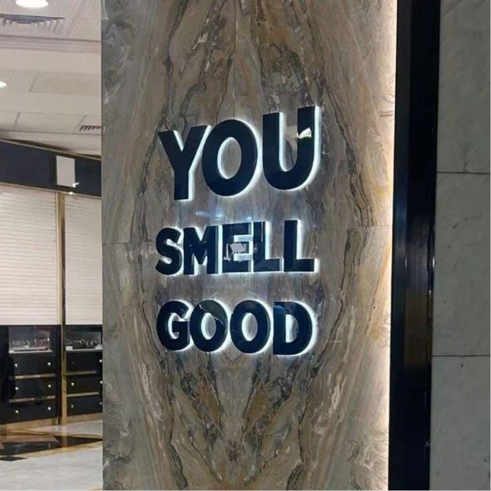 You Smell Good 3D Backlit Channel Letters Led Light Sign - Shineneon